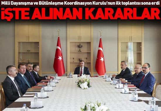 Terörsüz Türkiye Takip Kurulunun ilk toplantısı sona erdi