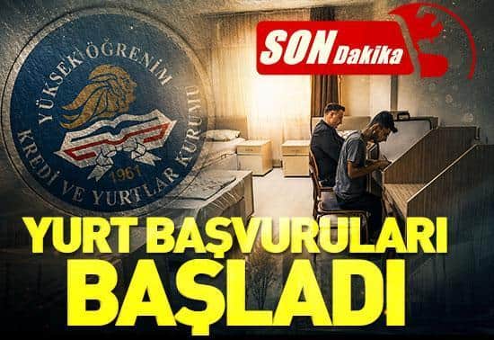KYK yurt başvuruları başladı