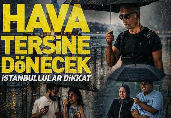 10 derece düşecek İstanbulda hava bir anda değişecek