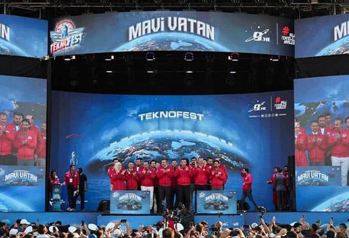 343 bin kişi TEKNOFEST Mavi Vatan’da buluştu