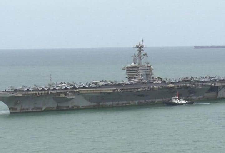 ABD gemisi USS Abraham Lincoln Tayland'da temizlendi