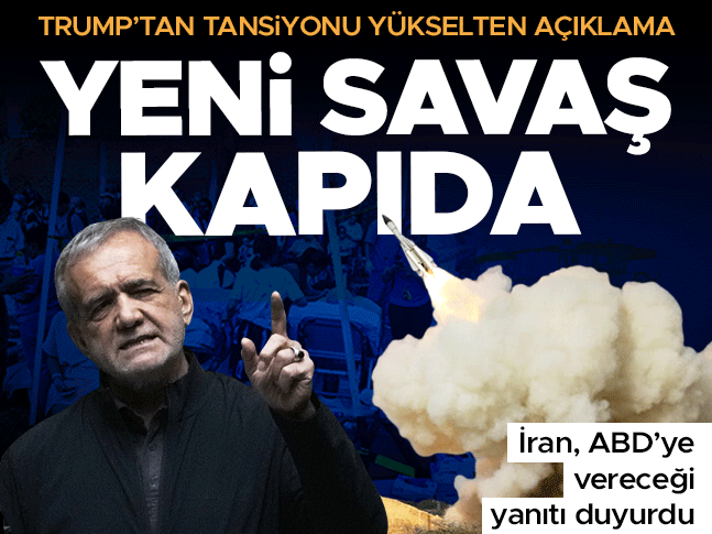 İrandan ABDye ateşle karşılık tehdidi: Savaş hazırlıkları başladı! Trumptan tansiyonu yükselten paylaşım