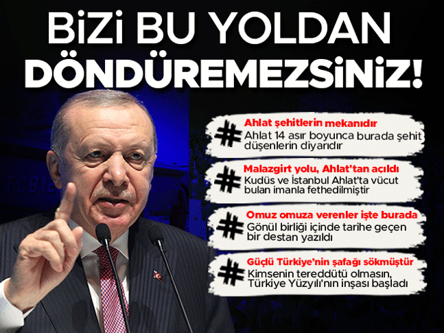 Cumhurbaşkanı Erdoğandan önemli açıklamalar