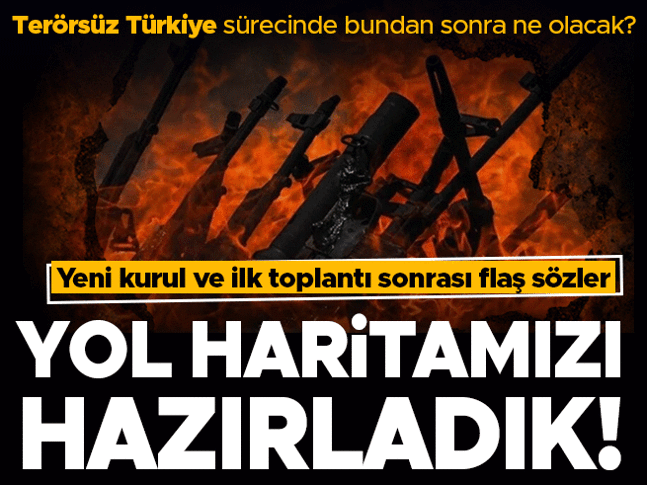 Cumhurbaşkanı Yardımcısı Yılmaz: Yol haritamızı oluşturduk, süreç silahların bırakılmasıyla başlayacak