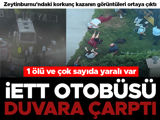 Son dakika... İETT otobüsü kaza yaptı: 1 ölü 17 yaralı