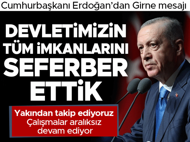 Cumhurbaşkanı Erdoğandan önemli açıklamalar