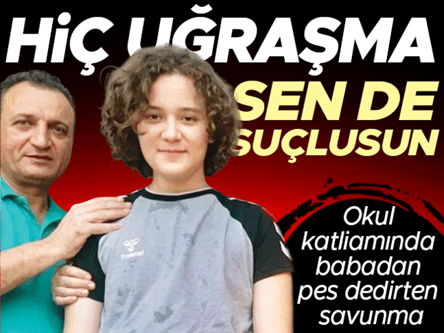 Okul katliamında babadan pes dedirten savunma: Silahımı çaldı, oğlumdan şikayetçiyim