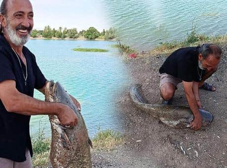 Oltasına takıldı, dev canavarı görünce inanamadı! ‘Mücadele ettiğimi görenler yardıma koştu’