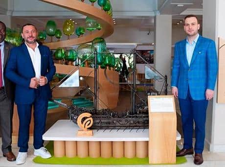 Atık malzemeler sanat eserine dönüştü! 'Atığın hikayesi' sergisi ziyarete açıldı