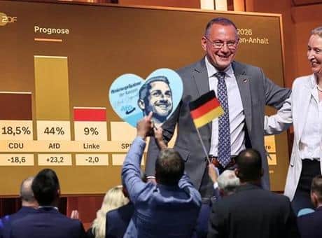 Almanya'da Saksonya-Anhalt eyalet meclisi seçimini aşırı sağcı AfD kazandı