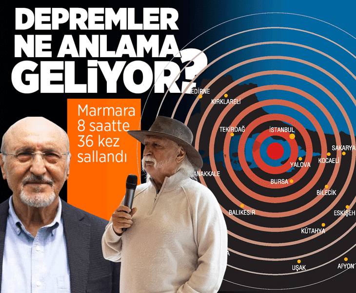 Son dakika: Marmara 8 saatte 36 kez sallandı! Depremler ne anlama geliyor?