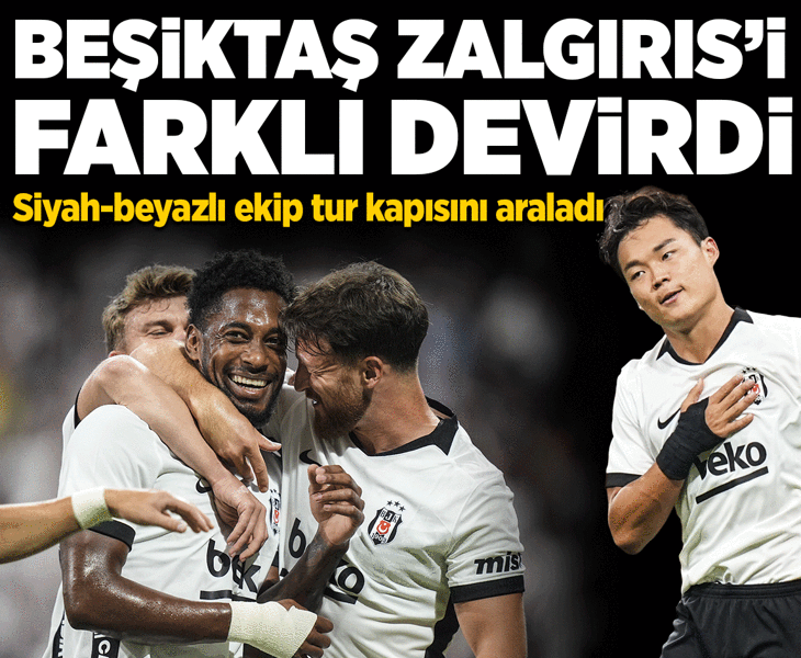 Beşiktaş, Kauno Zalgris'i farklı devirdi! Siyah-beyazlılar tur kapısını araladı