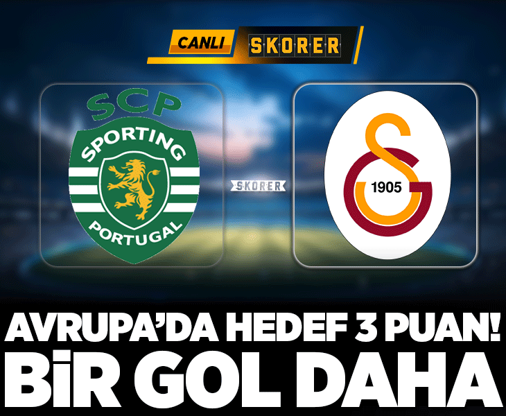 Galatasaray, Şampiyonlar Ligi'nde Sporting deplasmanında
