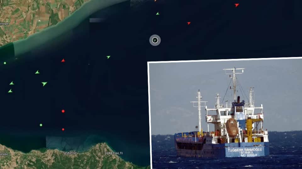Marmara'da iki ticari gemi çarpıştı. 10 kişi ile irtibat kurulamıyor