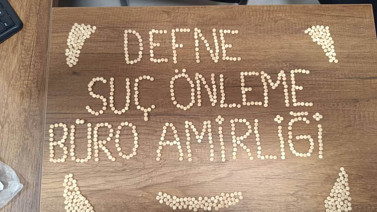 Ekiplerden Defne'de operasyon: 840 adet uyuşturucu hap ele geçirildi