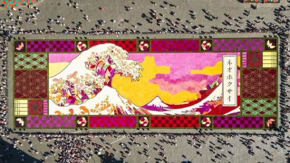 Brüksel’de çiçek açan Japon dalgası