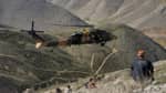 Niğde'de askeri helikopter İngiliz dağcı için havalandı