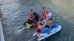 Jet ski köprü ayağına girdi: 1 ölü 1 yaralı