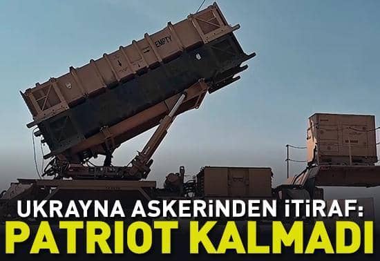 Ukraynalı askerler itiraf etti: Patriot mühimmatı kalmadı