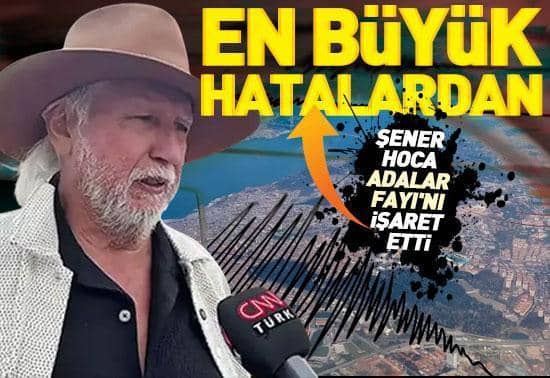 Prof. Dr. Üşümezsoy Adalar Fayını işaret etti En büyük hatalardan biri