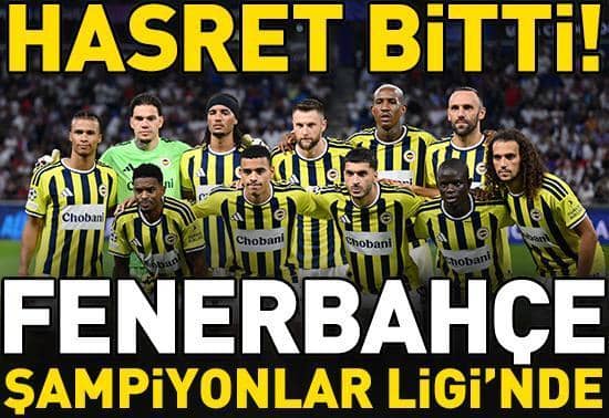Lyon 1-2 Fenerbahçe | Fenerbahçe, Şampiyonlar Ligi’nde