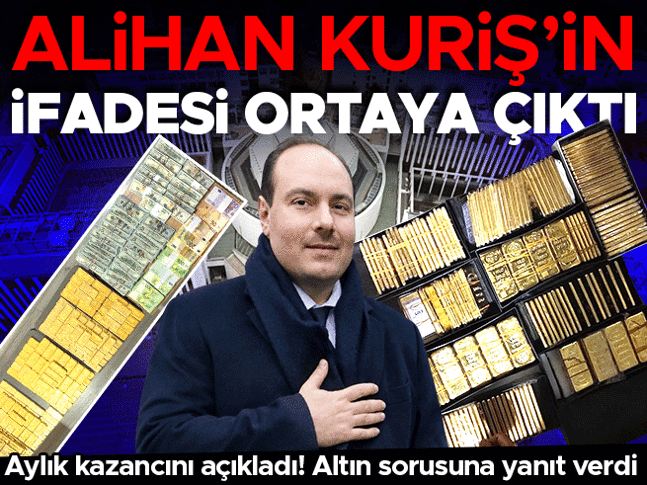 Alihan Kuriş Suç Örgütü operasyonunda yeni gelişme! Alihan Kurişin ifadesi ortaya çıktı! Aylık kazancını açıkladı