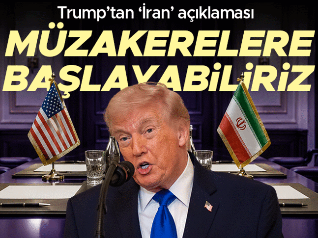 Trump: İran ile müzakere olabilir