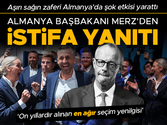 Almanya Başbakanı Merzden istifa sorusuna dikkat çeken yanıt: AfDnin zaferi derin şok etkisi yarattı