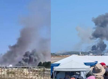 Yunanistan'da F-4 savaş uçağı düştü! Sıcak görüntü, mürettebata dair ilk açıklama