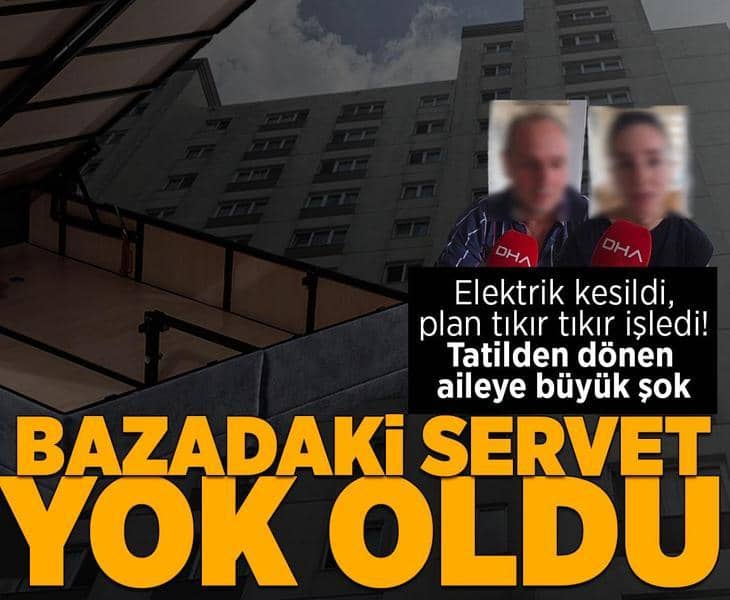 Tatilden dönen aileye büyük şok! Baza altındaki servet yok oldu: Büyük bir ustalık ve operasyon var