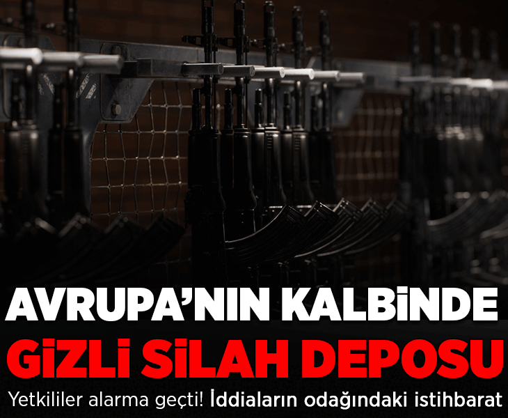 Avrupa'nın kalbinde gizli silah deposu! Yetkililer alarma geçti