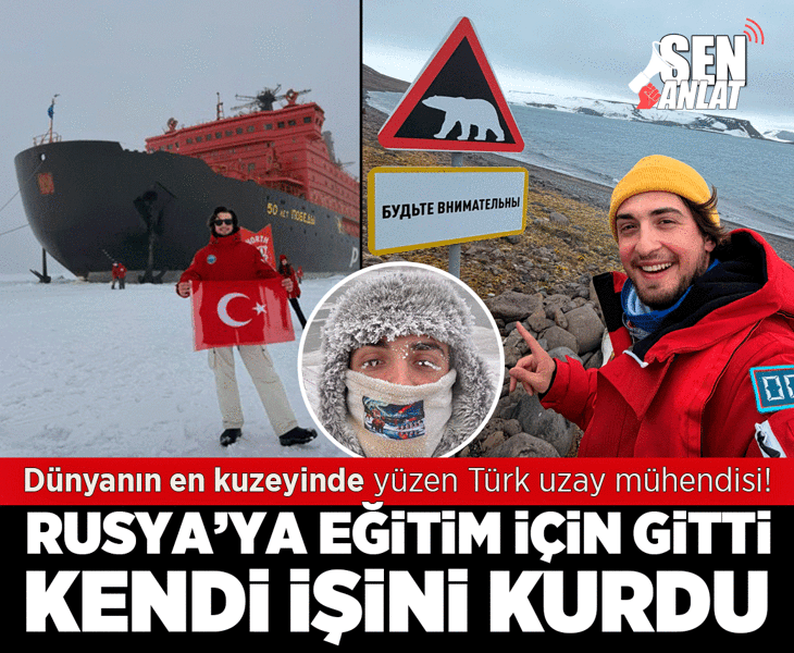 Rusya’ya eğitim için gitti, kendi işini kurdu! Dünyanın en kuzeyinde yüzen Türk uzay mühendisi: ‘Ülkemi temsil ediyorum’