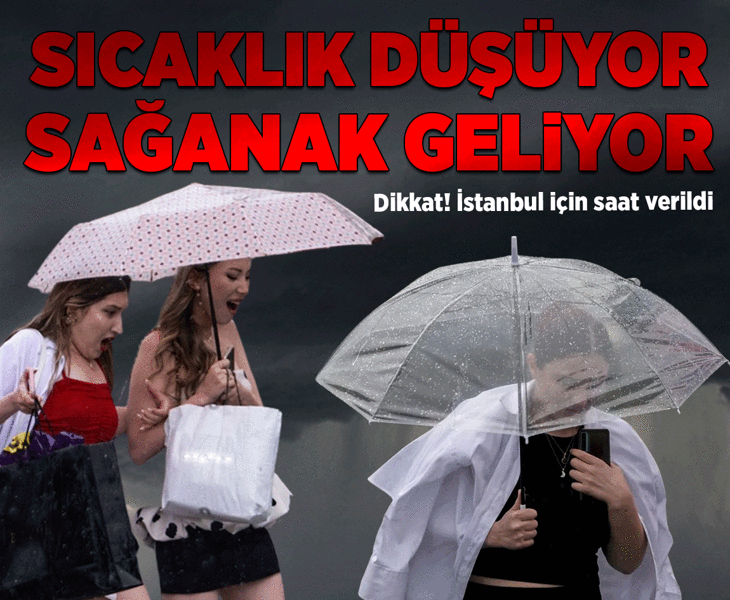 İstanbul’da hava için kritik değişim! AKOM tarih ve saat verdi: Şemsiyeleri hazırlayın