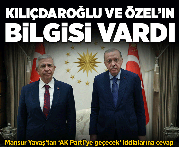 Son dakika... Erdoğan'ın kabulü sonrası Mansur Yavaş'tan parti değiştireceği iddialarına cevap