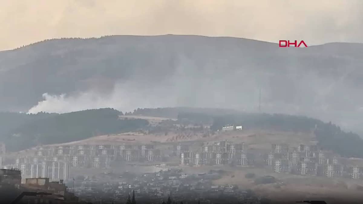 Kahramanmaraş'ta orman yangını: Ekipler müdahale ediyor