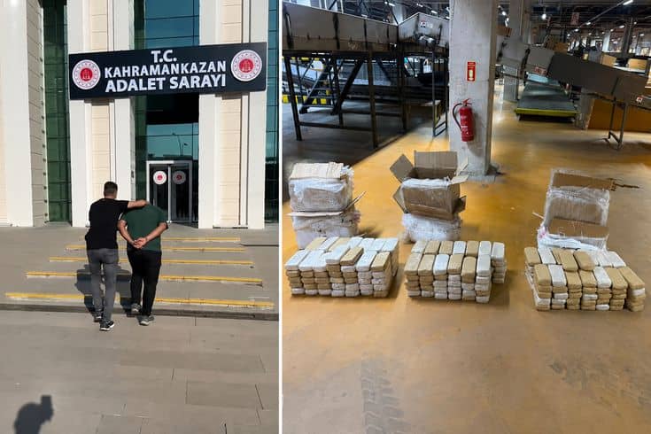 Narkotik köpeği affetmedi! Yakalanan uyuşturucunun değeri bir servet Narkotik köpeği affetmedi! Yakalanan uyuşturucunun değeri bir servet