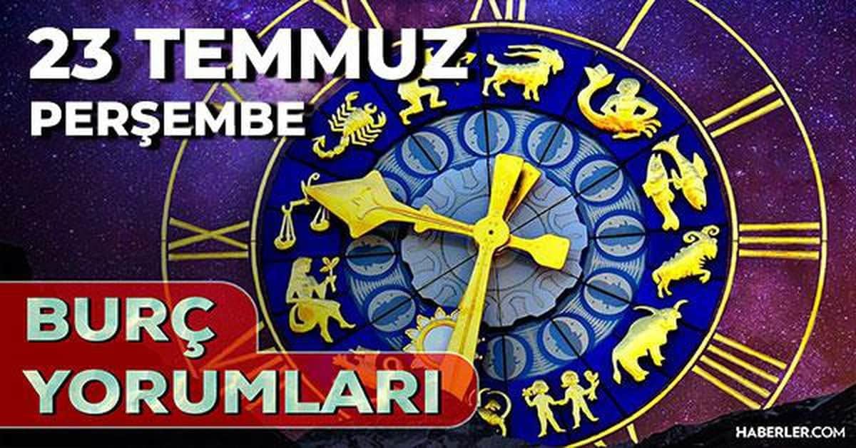 23 Temmuz 2026 burç yorumları! Kova, Boğa, Koç burcu yorumu... AŞK, EVLİLİK, SAĞLIK yorumları ne diyor? 23 Temmuz 2026 burç yorumları! Kova, Boğa, Koç burcu yorumu... AŞK, EVLİLİK, SAĞLIK yorumları ne diyor?