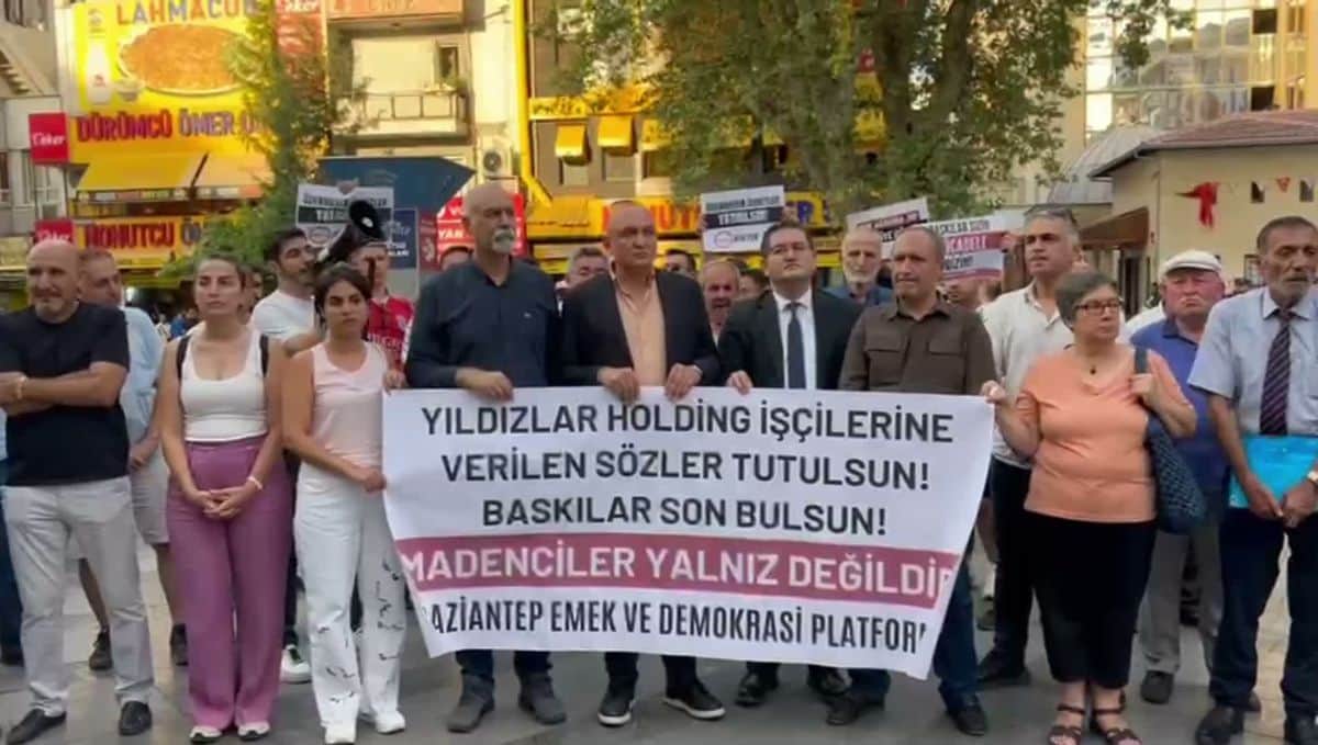 Gaziantep Emek ve Demokrasi Platformu’ndan maden işçilerine destek: Maden işçileri yalnız değildir Gaziantep Emek ve Demokrasi Platformu’ndan maden işçilerine destek: Maden işçileri yalnız değildir