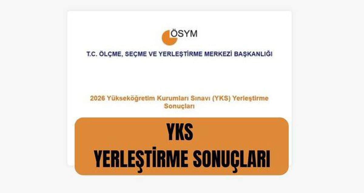 YKS TERCİH SONUÇ EKRANI (ykssonuc.osym.gov.tr) YKS yerleştirme sonuçları açıklandı mı? YKS tercih sonuçları nereden bakılır? YKS TERCİH SONUÇ EKRANI (ykssonuc.osym.gov.tr) YKS yerleştirme sonuçları açıklandı mı? YKS tercih sonuçları nereden bakılır?