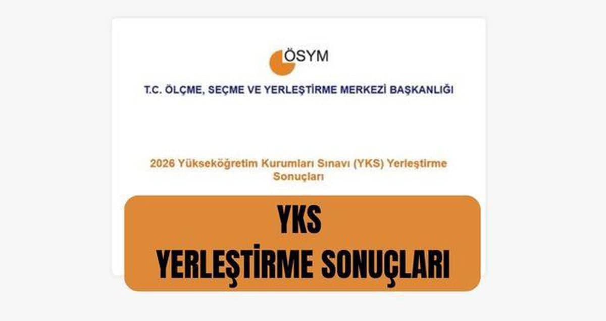 YKS TERCİH SONUÇ EKRANI (ykssonuc.osym.gov.tr) YKS yerleştirme sonuçları açıklandı mı? YKS tercih sonuçları nereden bakılır? YKS TERCİH SONUÇ EKRANI (ykssonuc.osym.gov.tr) YKS yerleştirme sonuçları açıklandı mı? YKS tercih sonuçları nereden bakılır?