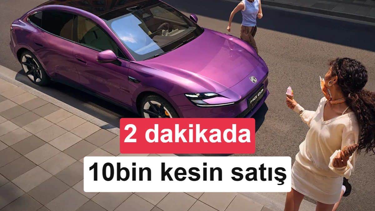 MG 07'den Rekor: 2 Dakikada 10 Bin Sipariş MG 07'den Rekor: 2 Dakikada 10 Bin Sipariş