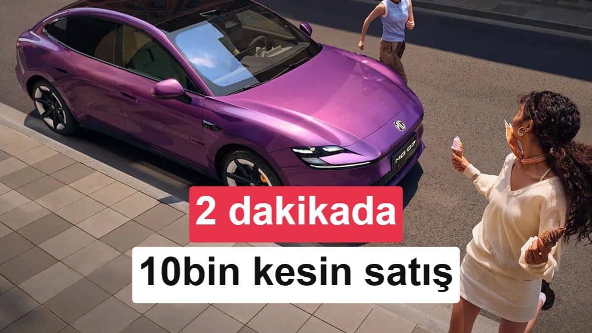 MG 07'den Rekor: 2 Dakikada 10 Bin Sipariş MG 07'den Rekor: 2 Dakikada 10 Bin Sipariş