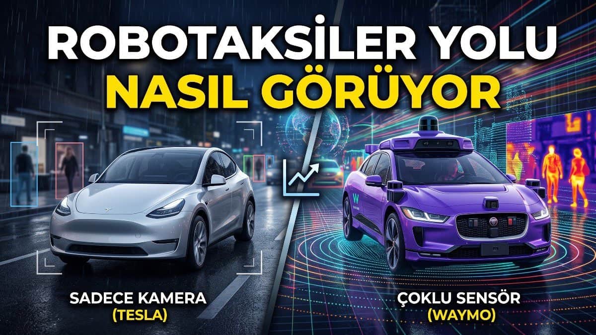 Robotaksiler Nasıl Görüyor? Otonom Sürüşün Sensör Teknolojileri Robotaksiler Nasıl Görüyor? Otonom Sürüşün Sensör Teknolojileri