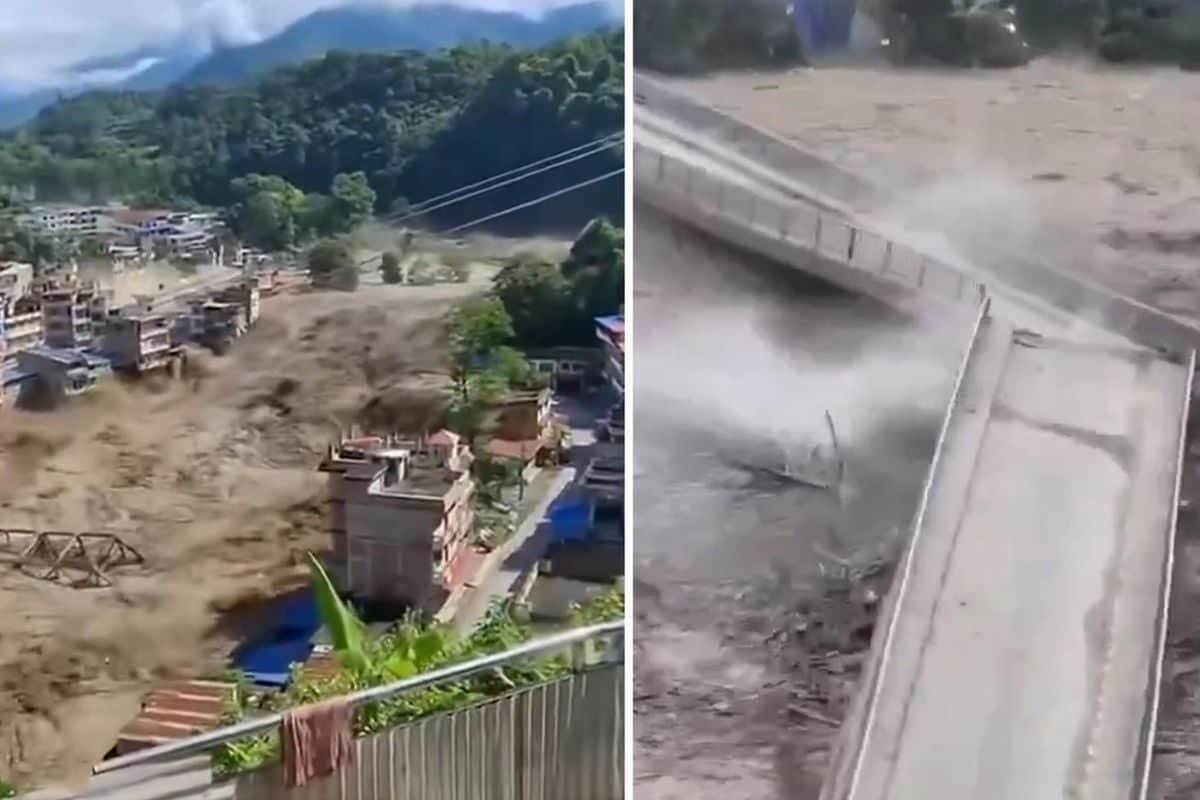 Nepal'deki sel felaketinde can kaybı 157'ye yükseldi Nepal'deki sel felaketinde can kaybı 157'ye yükseldi