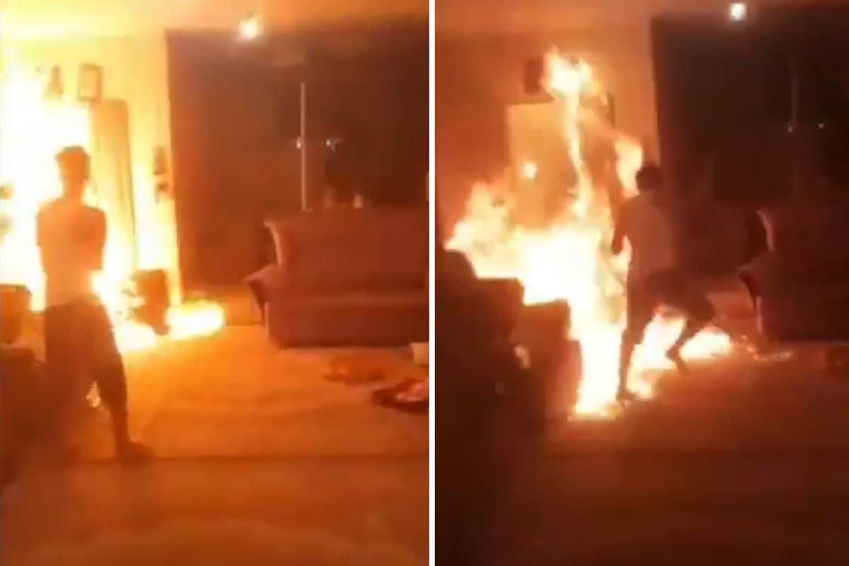 Evin içindeki kavga felaketle bitti Evin içindeki kavga felaketle bitti
