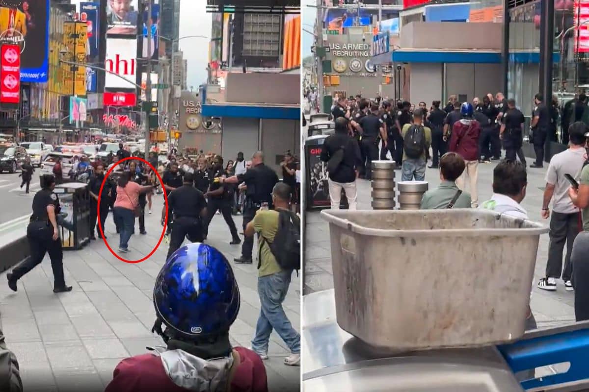 Dünyaca ünlü Times Square Meydanı'nda dehşet! Polis kurşunuyla durduruldu Dünyaca ünlü Times Square Meydanı'nda dehşet! Polis kurşunuyla durduruldu