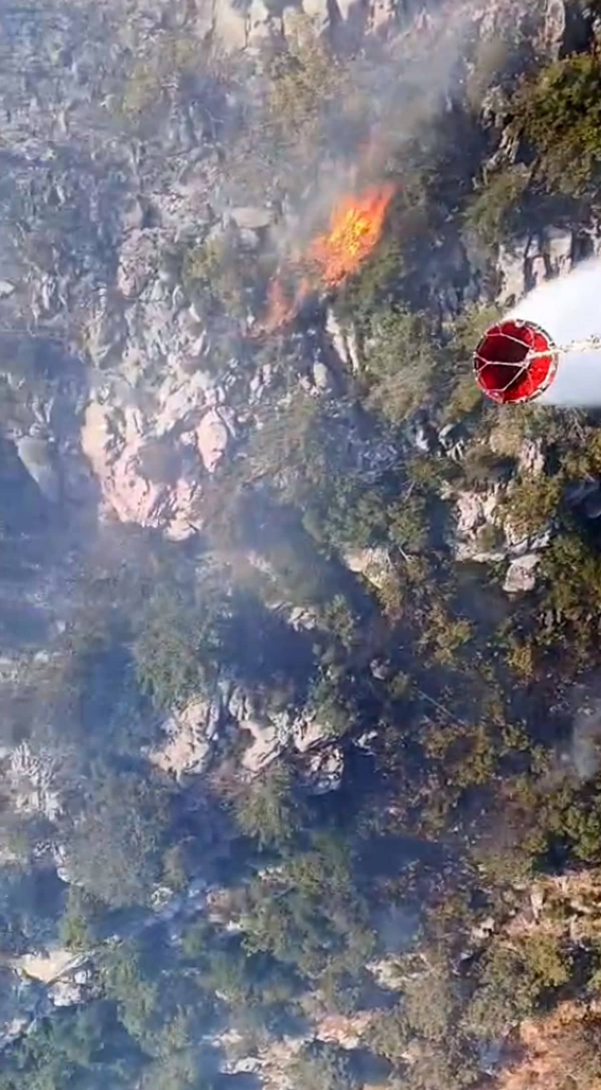Antalya'da orman yangını Antalya'da orman yangını