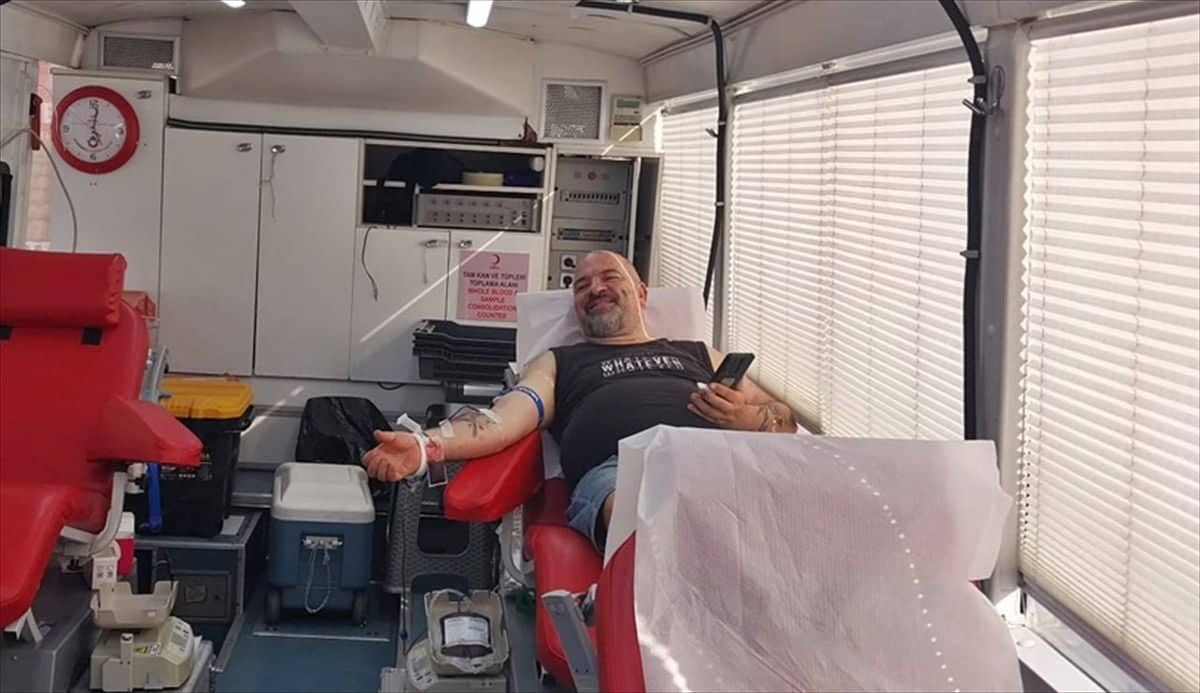 Gelibolu'da kan bağışı kampanyasında 41 ünite kan toplandı Gelibolu'da kan bağışı kampanyasında 41 ünite kan toplandı