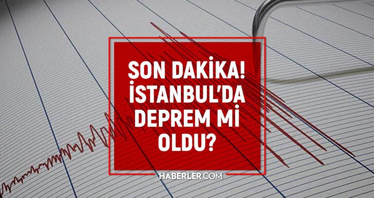 İstanbul'da deprem mi oldu? SON DAKİKA! 8 Eylül İstanbul'da az önce nerede deprem oldu? İstanbul'da deprem mi oldu? SON DAKİKA! 8 Eylül İstanbul'da az önce nerede deprem oldu?