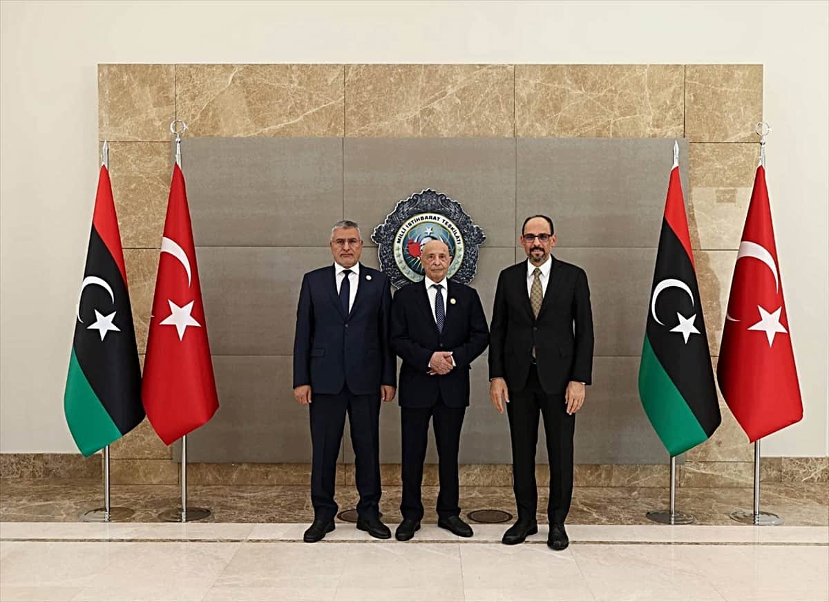 MİT Başkanı Kalın, Libya Temsilciler Meclisi ve Yüksek Devlet Konseyi Başkanları ile görüştü MİT Başkanı Kalın, Libya Temsilciler Meclisi ve Yüksek Devlet Konseyi Başkanları ile görüştü